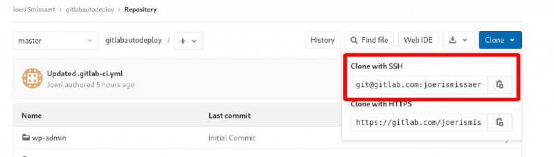 GitLab Clone Repository