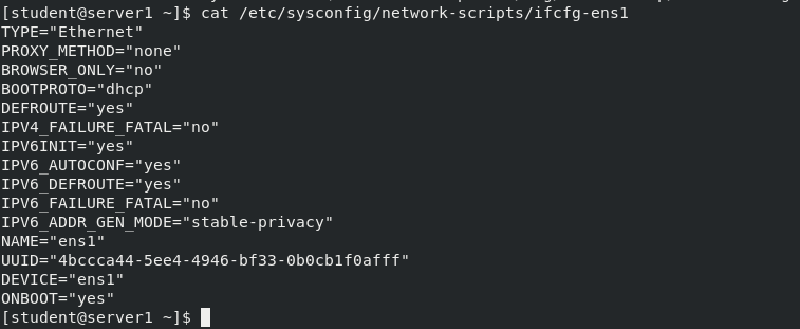 interface card configuration file