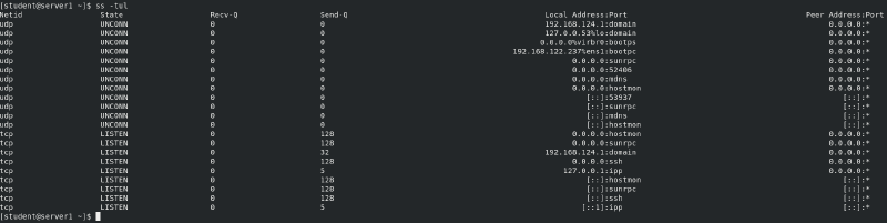 ss as an alternative to netstat